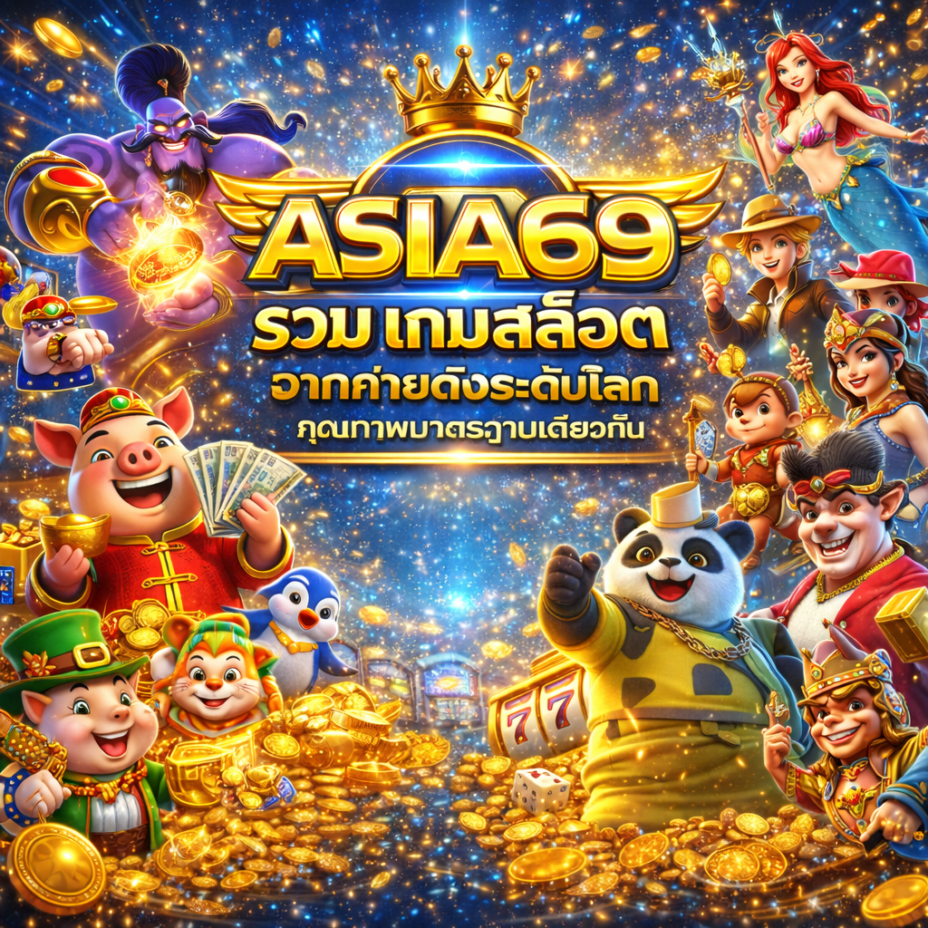 ASIA69 รวม เกมสล็อต จากค่ายดังระดับโลก
