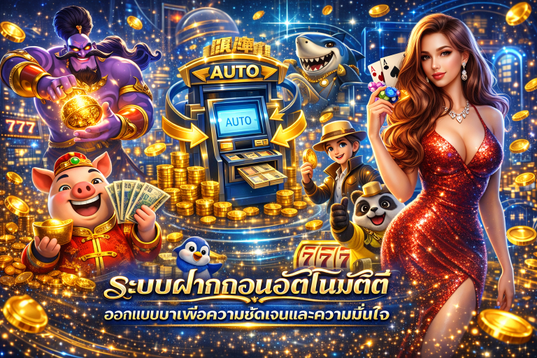 ระบบฝากถอนอัตโนมัติที่ออกแบบมาเพื่อความชัดเจนและความมั่นใจ